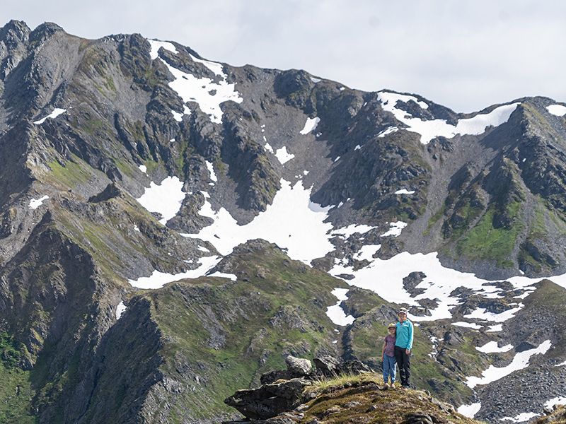 Heli Diking in Denali 