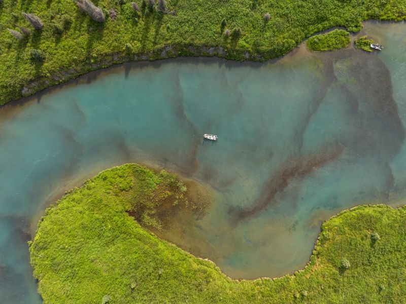 Fly Fishing Chelatna Lake Alaska 