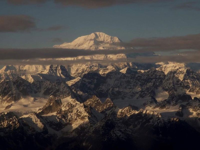 Amazing Morning View of Mount Denali 